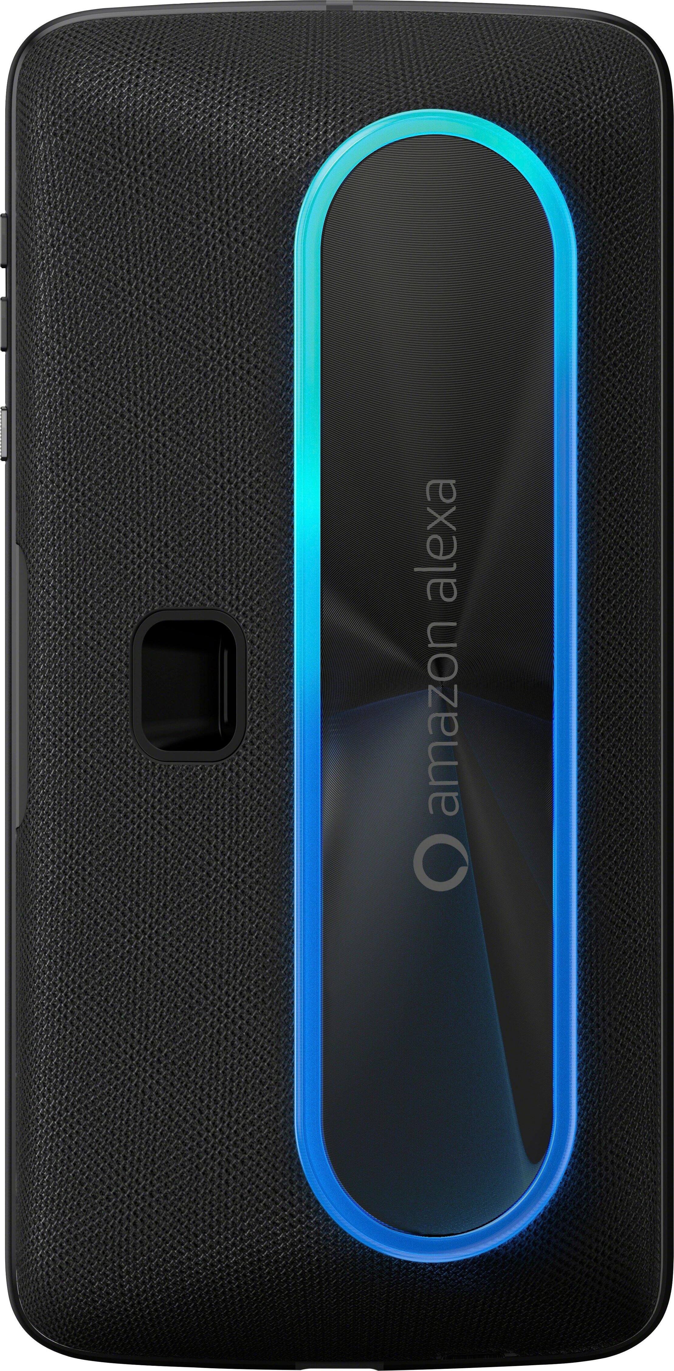 Angle. Motorola - Moto Smart Speaker with Amazon Alexa - Black.