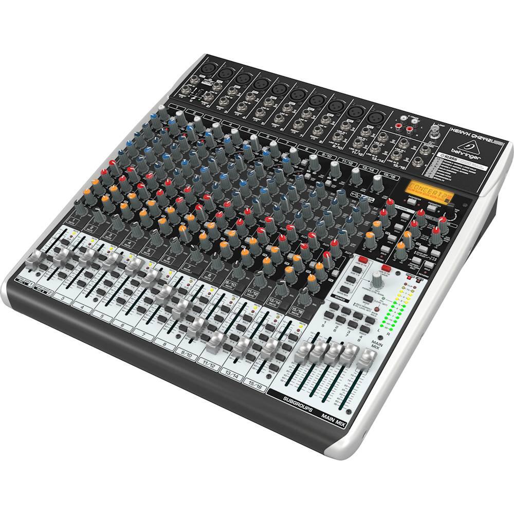 Left. Behringer - XENYX Premium 24-Input 4/2-Bus Mixer - Gray.