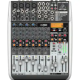 Behringer - XENYX Premium 12-Input 2/2-Bus Analog Mixer - Black