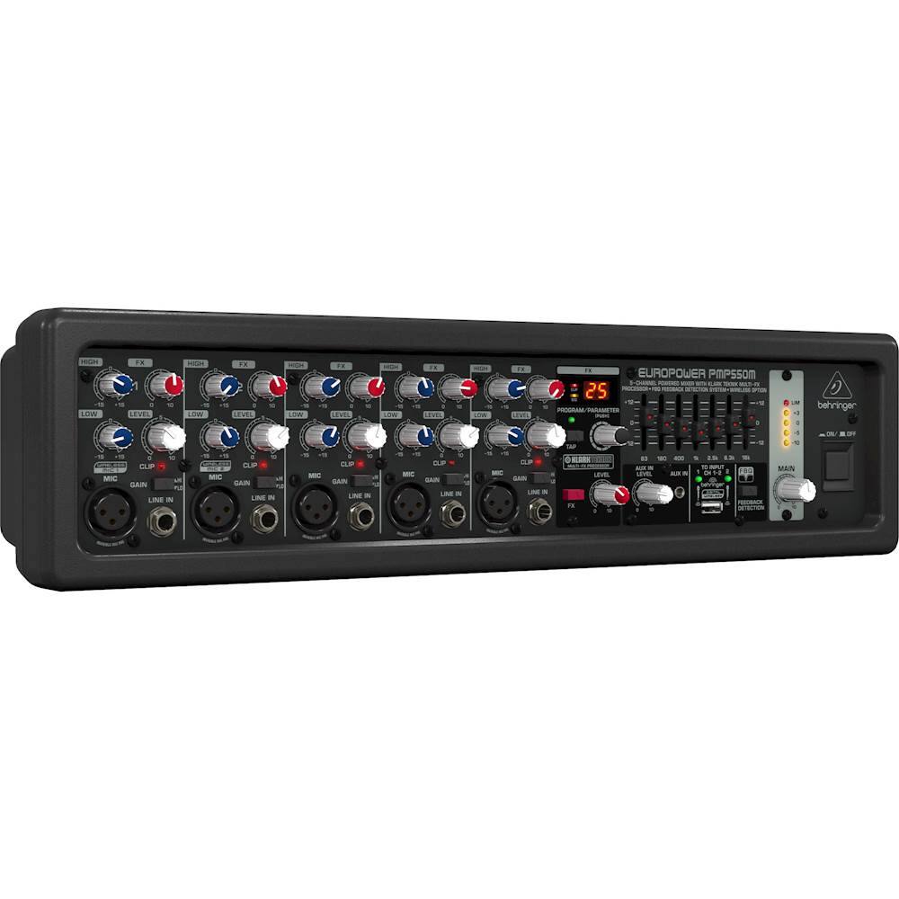 Angle. Behringer - EUROPOWER 500-Watt 5-Channel Powered Mixer.