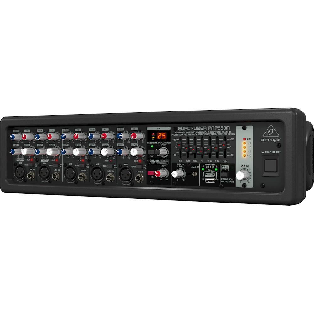 Left. Behringer - EUROPOWER 500-Watt 5-Channel Powered Mixer.