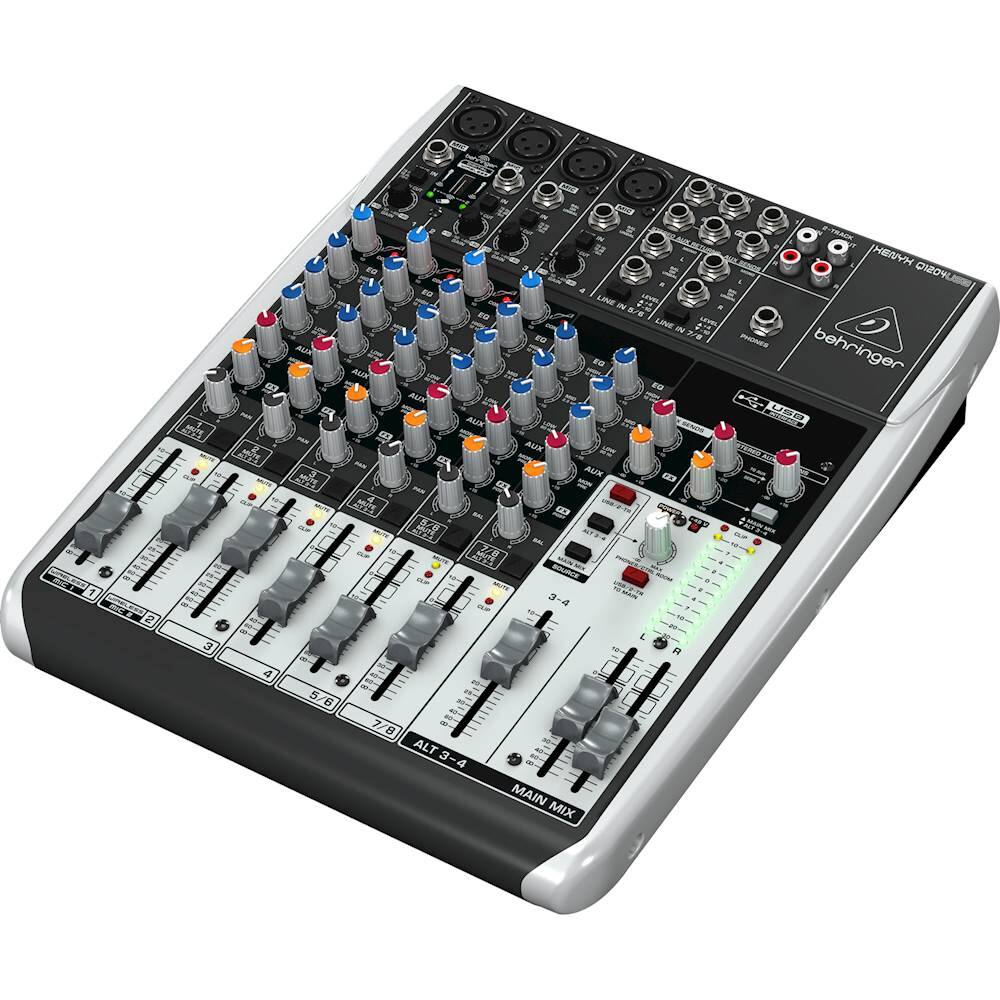 Left. Behringer - XENYX Premium 12-Input 2/2-Bus Analog Mixer - Black.
