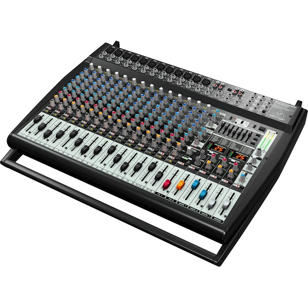 Left. Behringer - EUROPOWER 1600-Watt 20-Channel Powered Mixer.