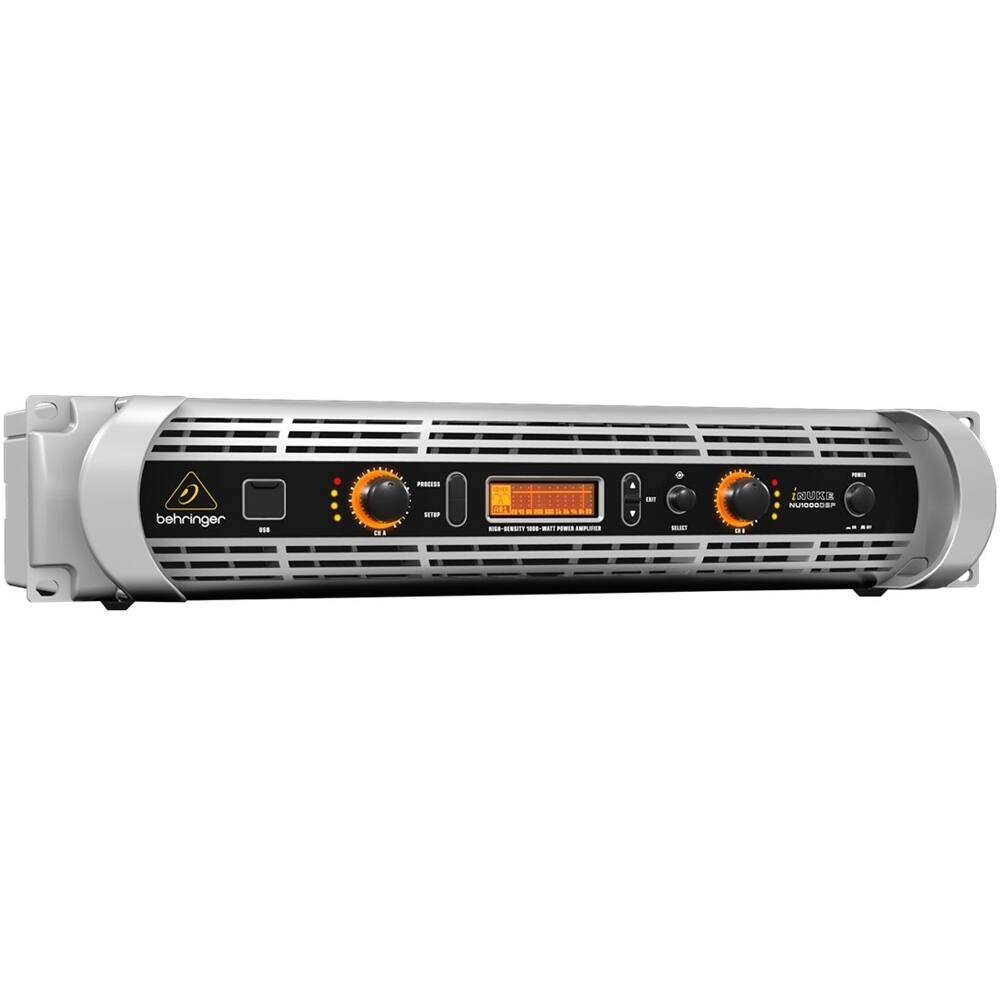 Best Buy Behringer iNUKE 1000W 2.0Ch. Power Amplifier Silver/black