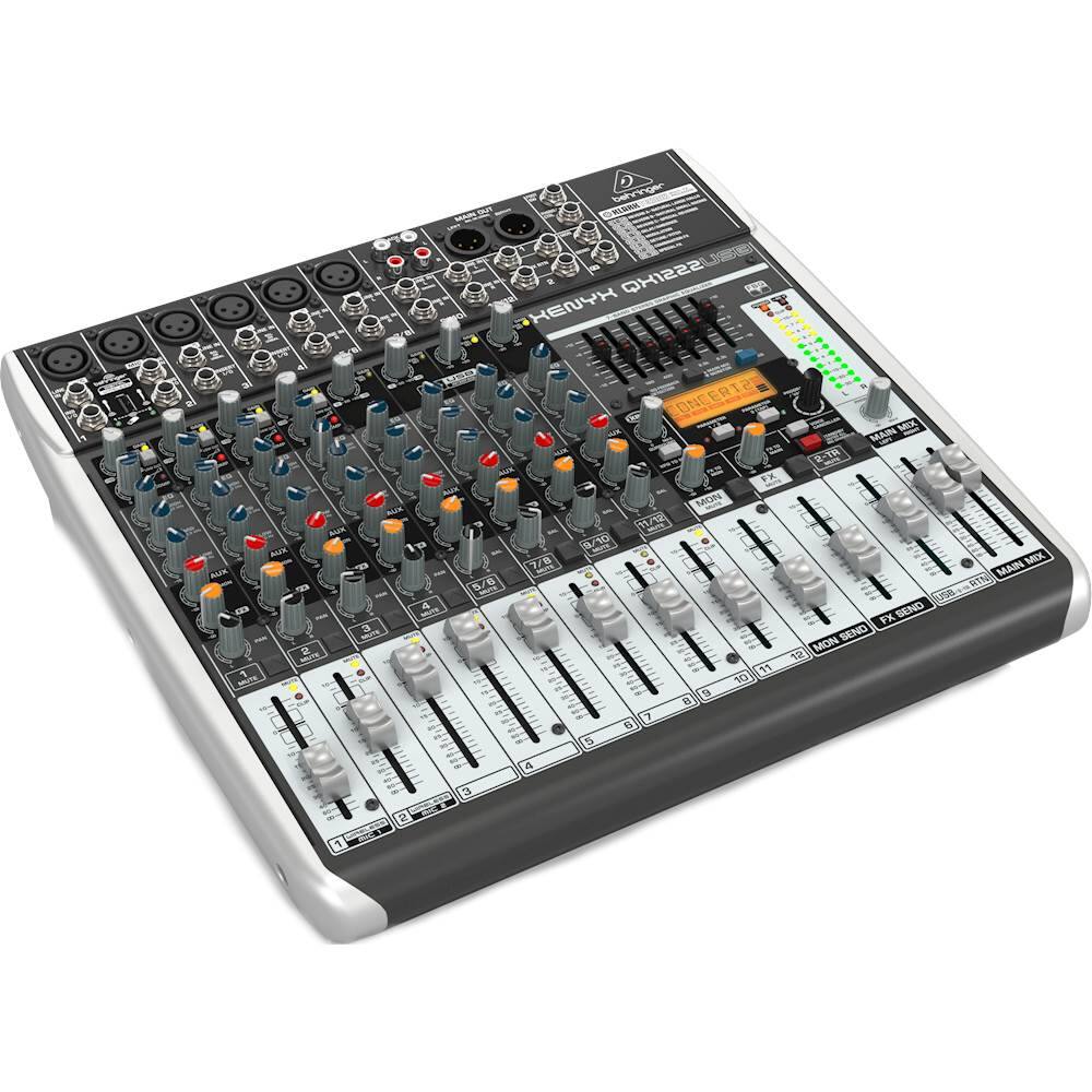 Angle. Behringer - XENYX Premium 16-Input 2/2-Bus Analog Mixer - Black.