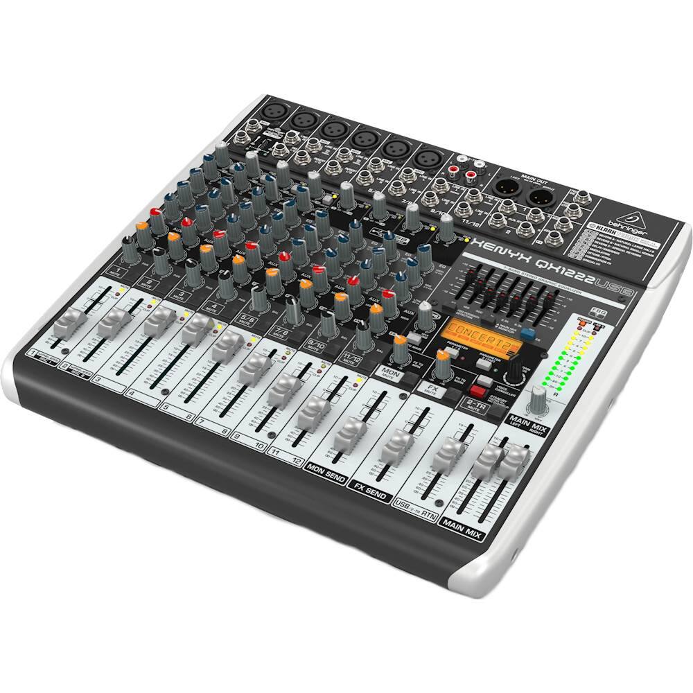 Left. Behringer - XENYX Premium 16-Input 2/2-Bus Analog Mixer - Black.