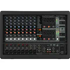 Front. Behringer - EUROPOWER 1600W 10-Channel Powered Mixer.