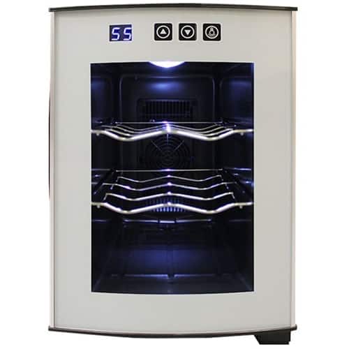Best Buy Vinotemp Eco Series 6Bottle Wine Cooler Silver VT6ECOSS01
