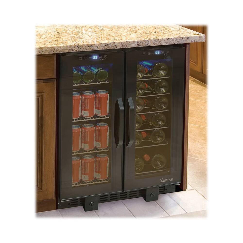 Vinotemp Butler Series 19Bottle Wine Refrigerator Black VT36 TS