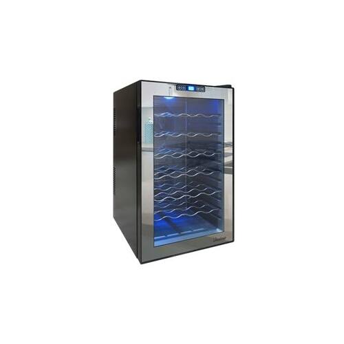 Best Buy Element by Vinotemp 28Bottle Wine Cooler Mirror EL28TSBM C