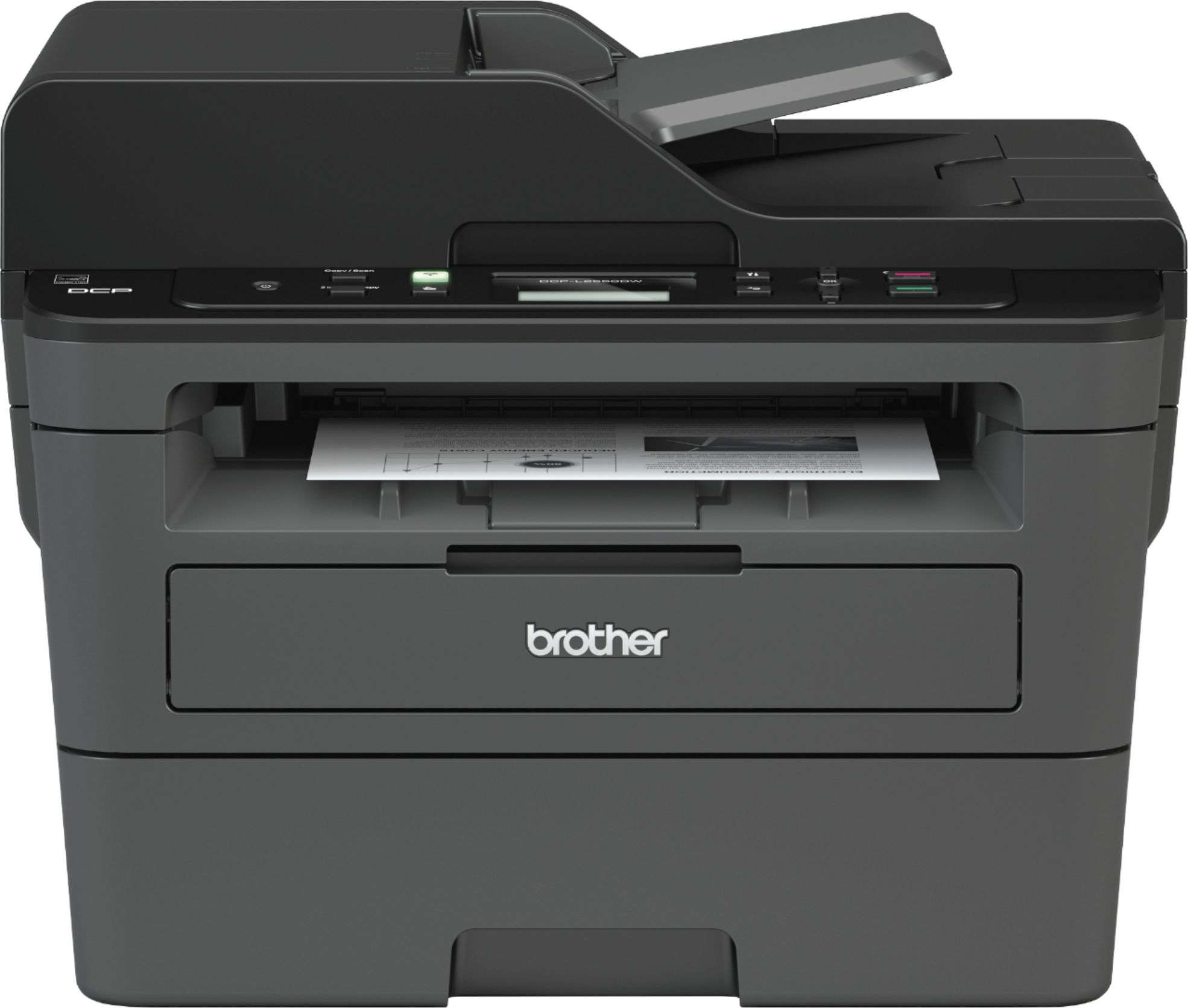 Brother Wireless Refresh Subscription Eligible Laser Printer Black DCP-L2550DW Best Buy