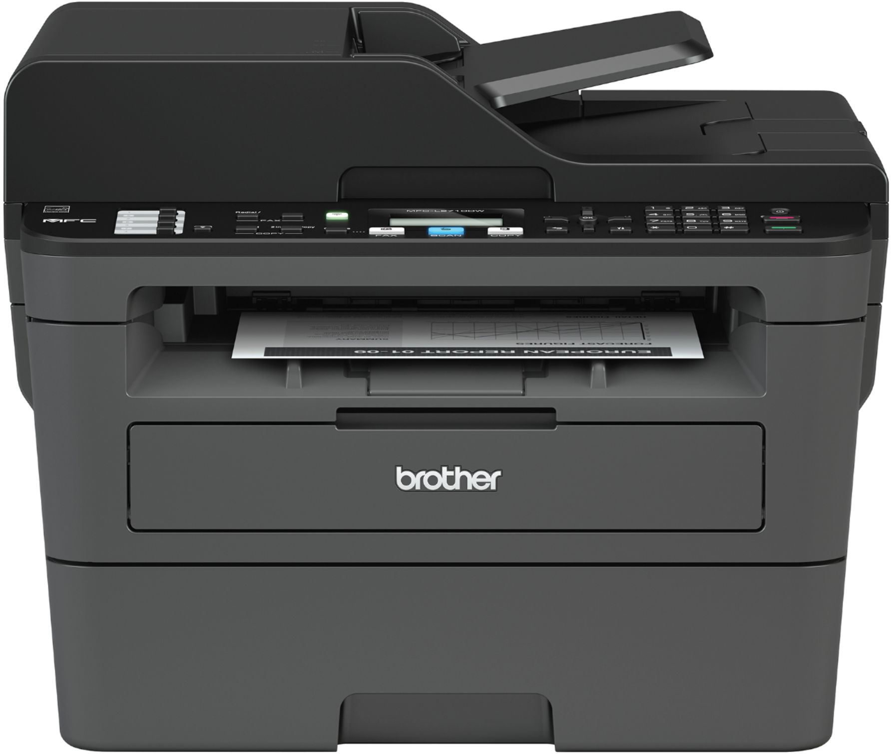 Brother MFC-L2710DW All-In-One Monochrome Laser Printer Scanner Copier Fax 