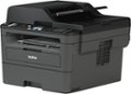 Left Zoom. Brother - MFC-L2710DW Wireless Black-and-White All-in-One Laser Printer - Black.