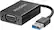 Angle. Insignia™ - USB to VGA Adapter - Black.