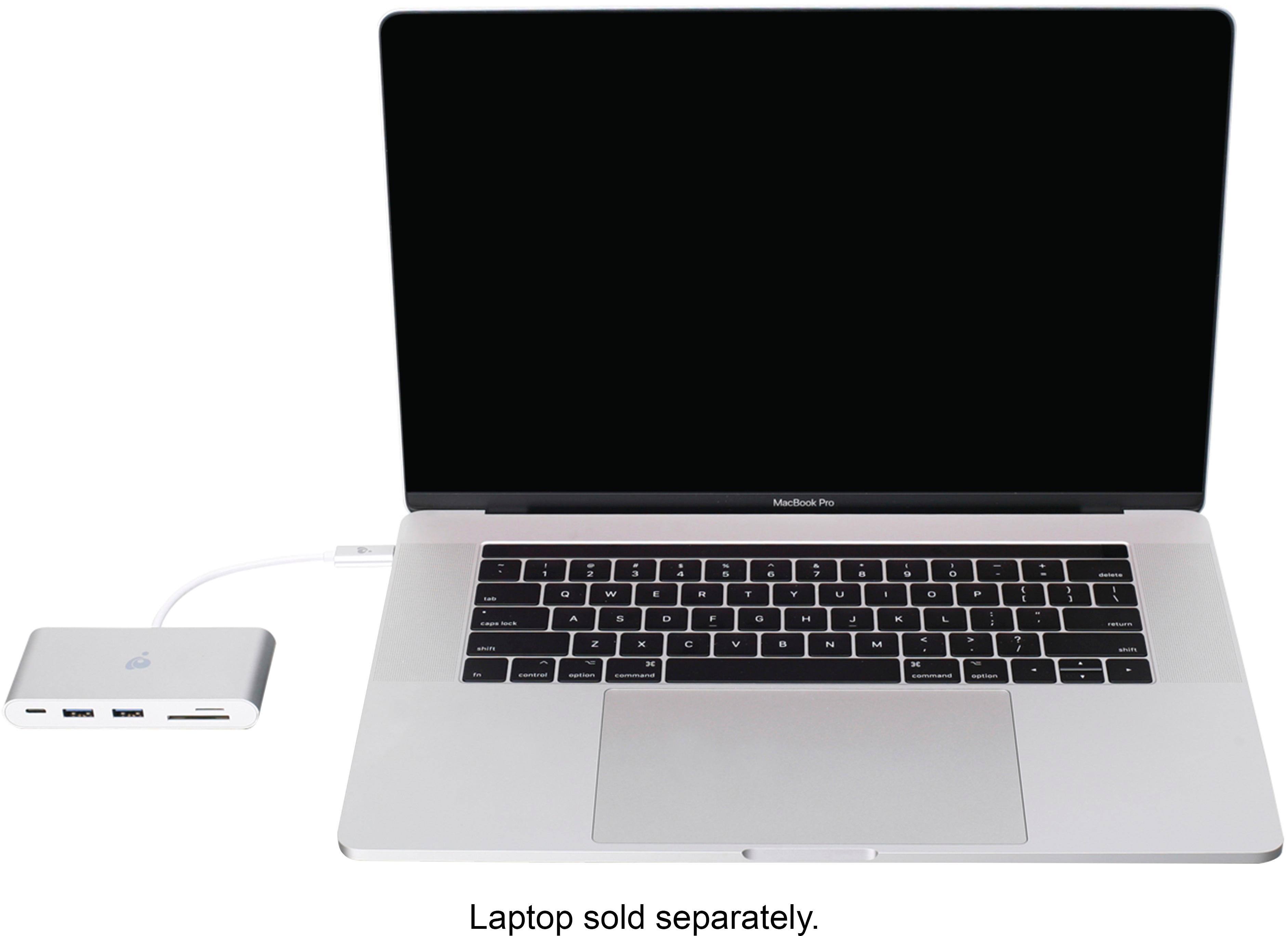 Best Buy IOGEAR USB TypeC Memory Card Reader Silver GUH3C84PD