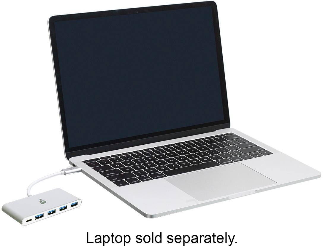 Alt View 11. IOGEAR - 4-Port USB 3.0 Hub - Silver.