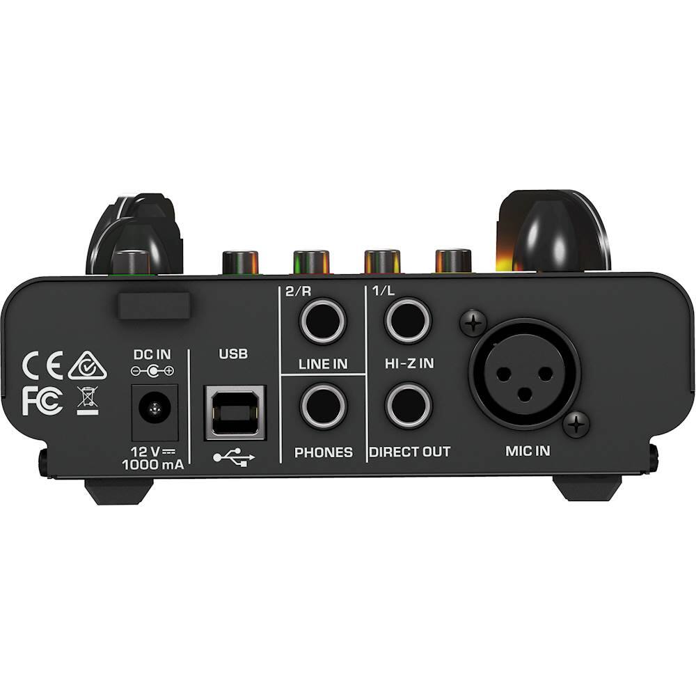 Best Buy Behringer TUBE ULTRAGAIN Microphone Preamplifier Black