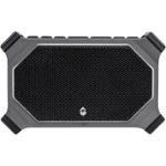 Front. ECOXGEAR - Ecoslate Portable Bluetooth Speaker with Siri Voice Assistant - Gray.