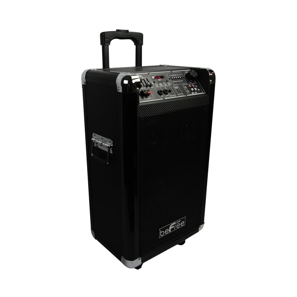 Front. beFree Sound - 10" 600W 2-Way PA Speaker - Black.