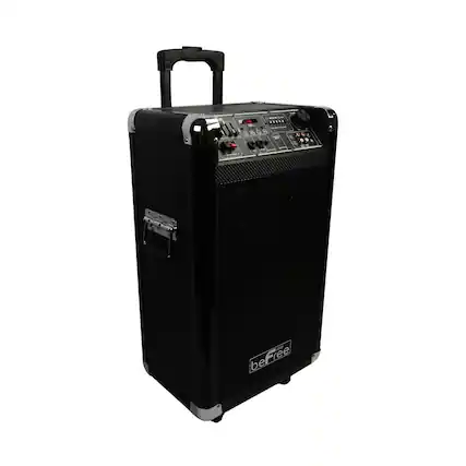 Front. beFree Sound - 10" 600W 2-Way PA Speaker - Black.