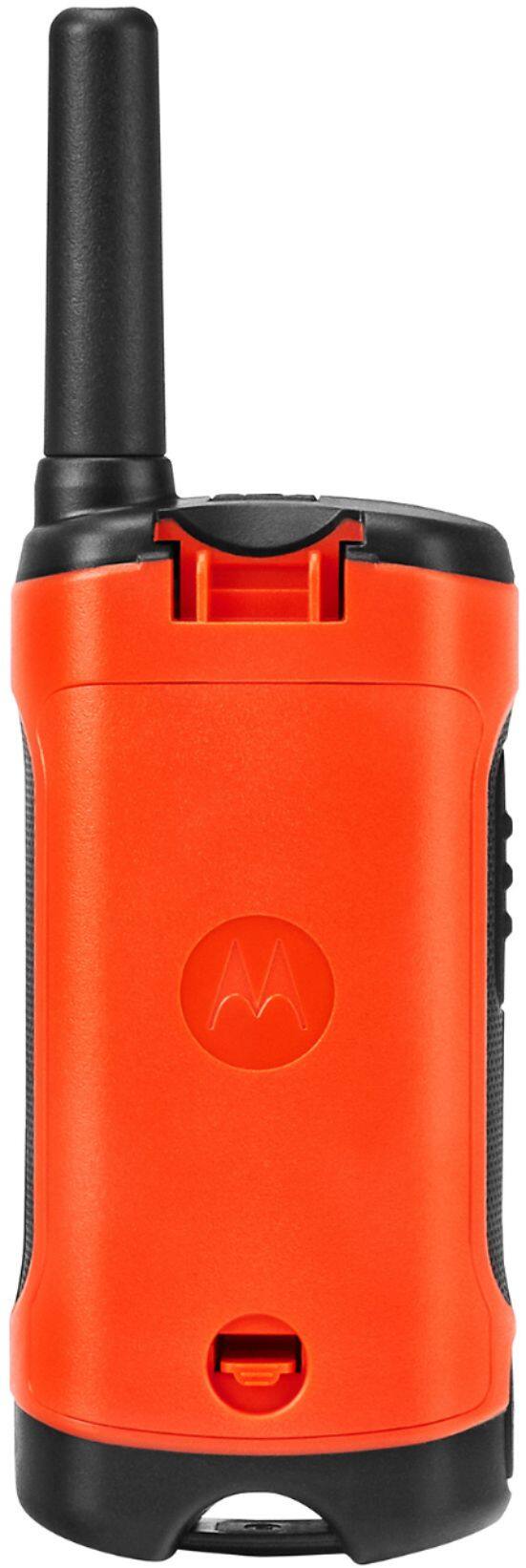 Alt View 12. Motorola - Talkabout 25-Mile, 22-Channel FRS/GMRS 2-Way Radios (Pair) - Blaze orange.