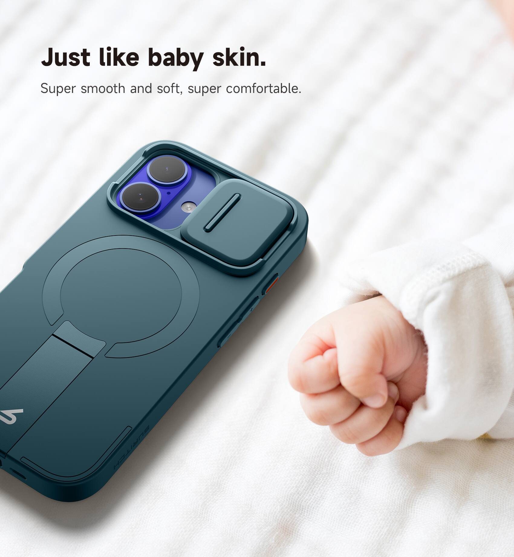 Just like baby skin.  
Super smooth and soft, super comfortable.