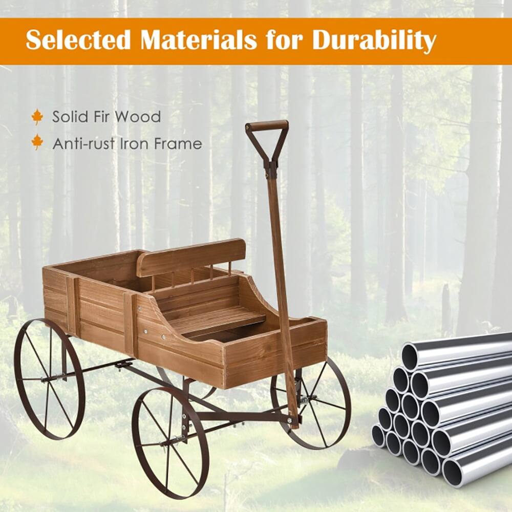 Selected Materials for Durability

- Solid Fir Wood
- Anti-rust Iron Frame