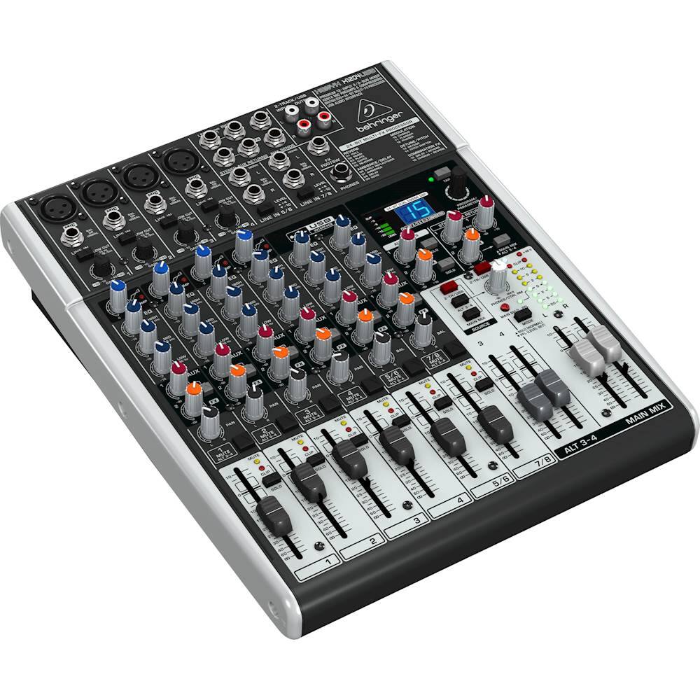 Angle. Behringer - XENYX Premium 12-Input 2/2-Bus Mixer - Gray.