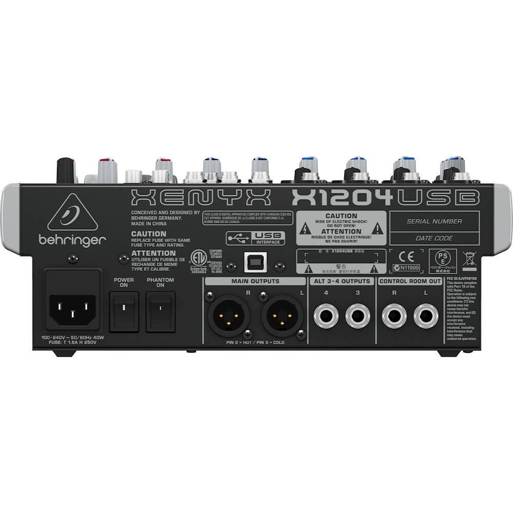 Alt View 11. Behringer - XENYX Premium 12-Input 2/2-Bus Mixer - Gray.
