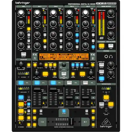 Front. Behringer - 5-Channel DJ Mixer.