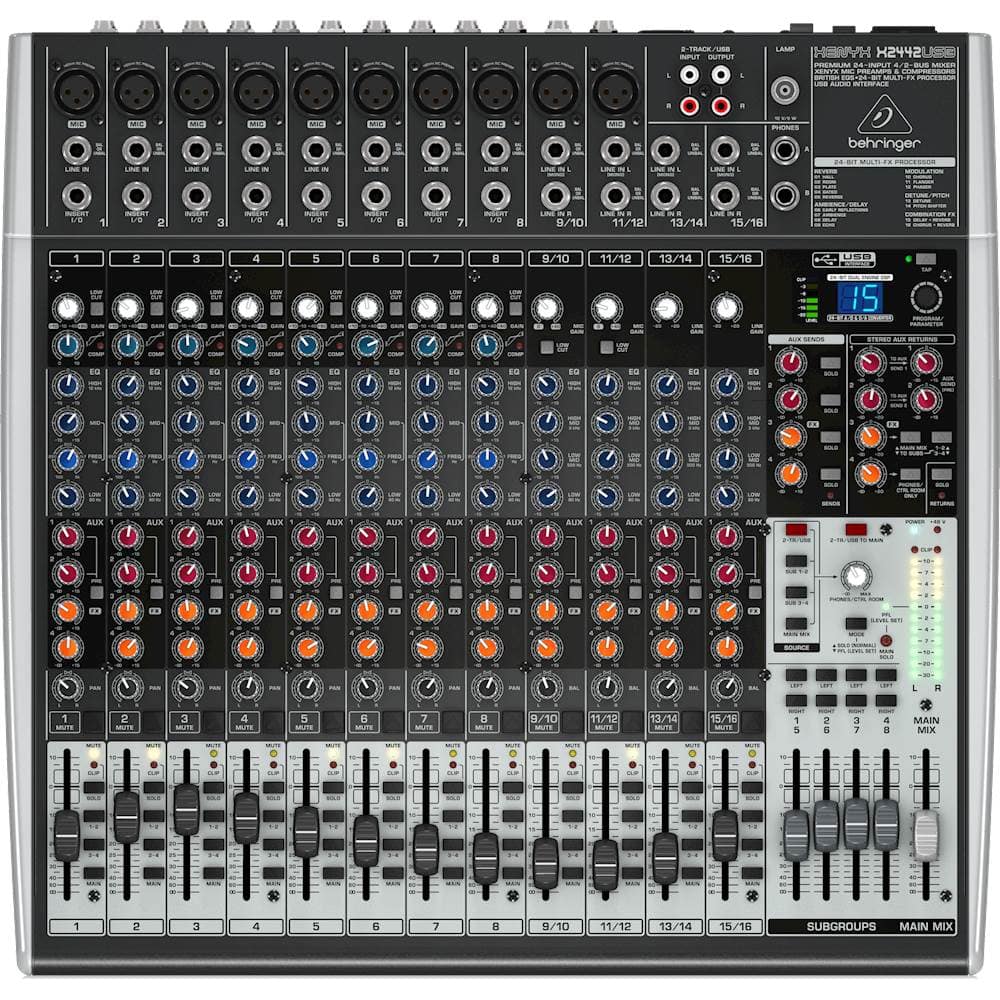Behringer - XENYX Premium 24-Input 4/2-Bus Analog Mixer - Black price history on PriceWatchPro