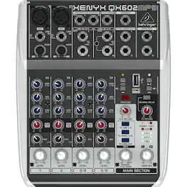 Behringer - XENYX Premium 6-Input 2-Bus Analog Mixer - Black