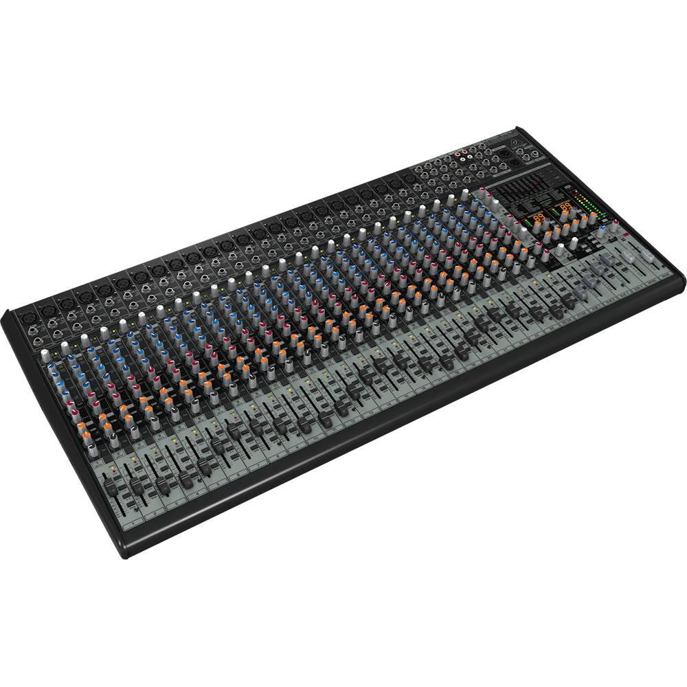Angle. Behringer - EURODESK 32-Input 4-Bus Studio/Live Mixer - Black.