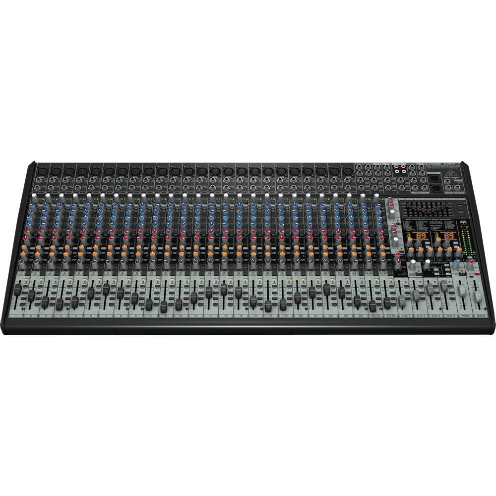 Alt View 11. Behringer - EURODESK 32-Input 4-Bus Studio/Live Mixer - Black.