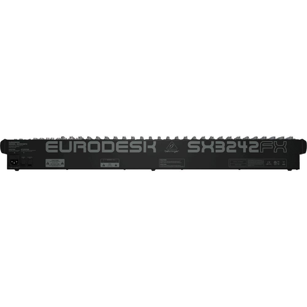 Alt View 12. Behringer - EURODESK 32-Input 4-Bus Studio/Live Mixer - Black.