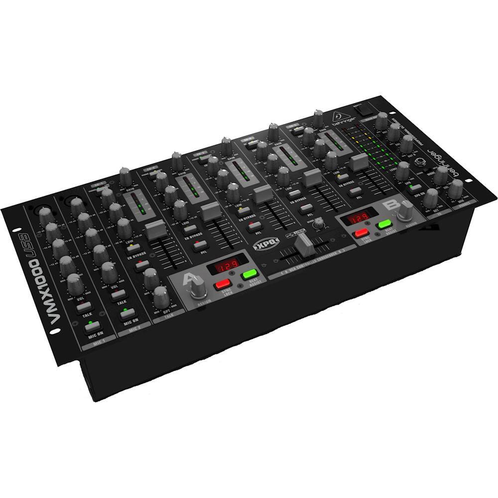 Angle. Behringer - Professional 7-Channel DJ Mixer - Black.