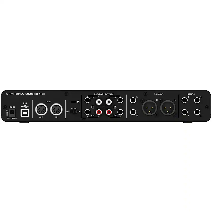 Behringer U PHORIA USB Audio Interface Black COMUMC404HD - Best Buy