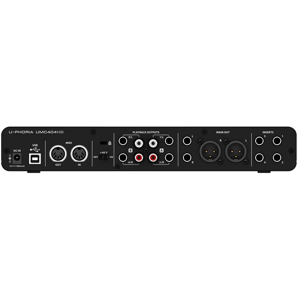 Alt View 12. Behringer - U-PHORIA USB Audio Interface - Black.