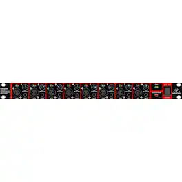 Behringer - ULTRAGAIN DIGITAL 8-Input/8-Output ADAT Audio Interface - Red/Black