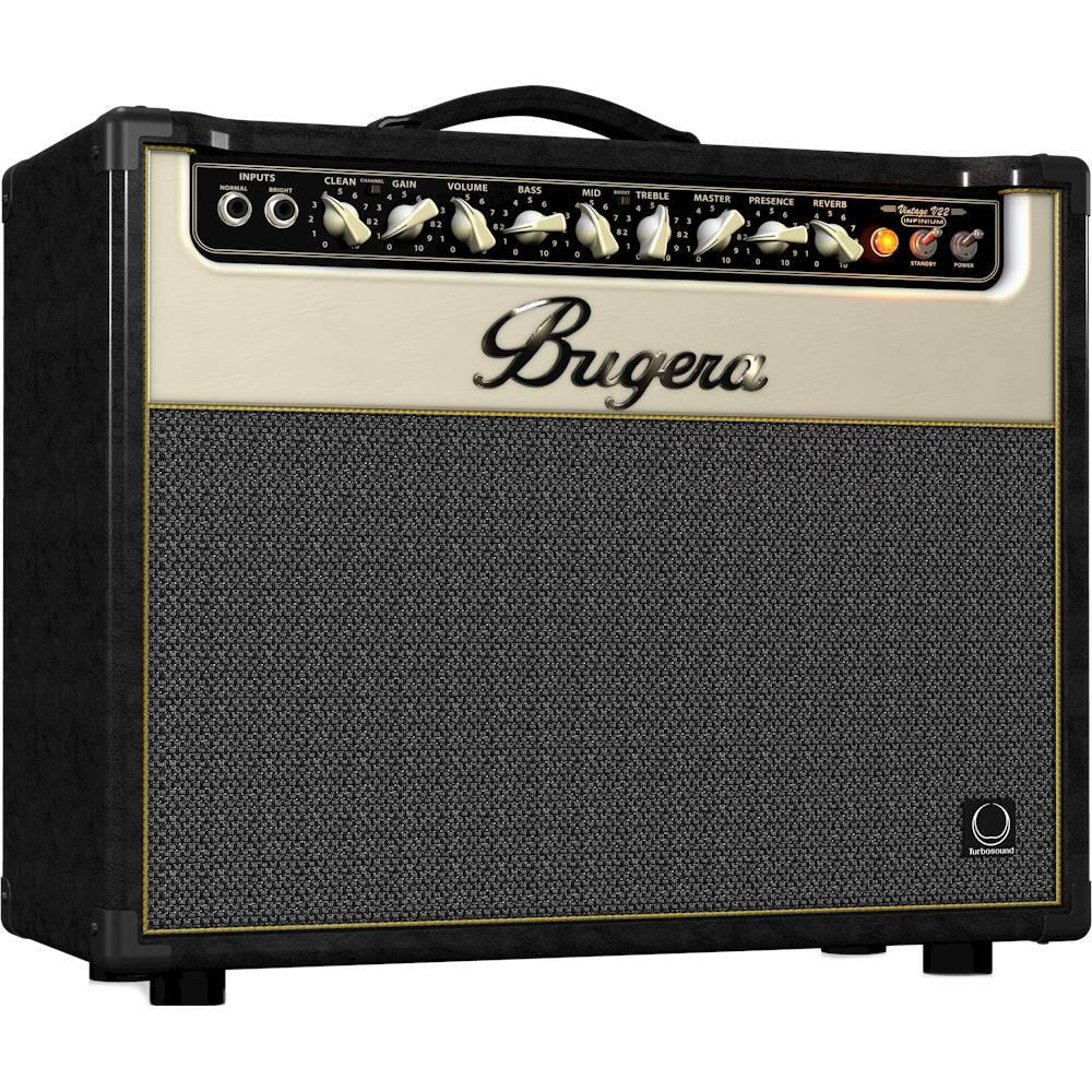 Angle. Bugera - Vintage V22 Infinium 22W 2.0-Ch. Guitar Tube Combo Amplifier.