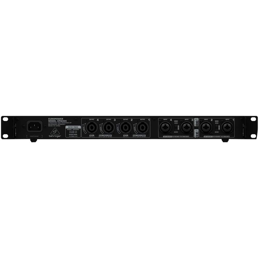 Best Buy: Behringer EUROPOWER 300W 4.0-Ch. Power Amplifier Silver