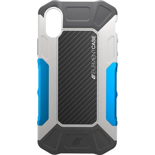 Element Case - Formula Case for Apple® iPhone® X and XS - Gray/Blue