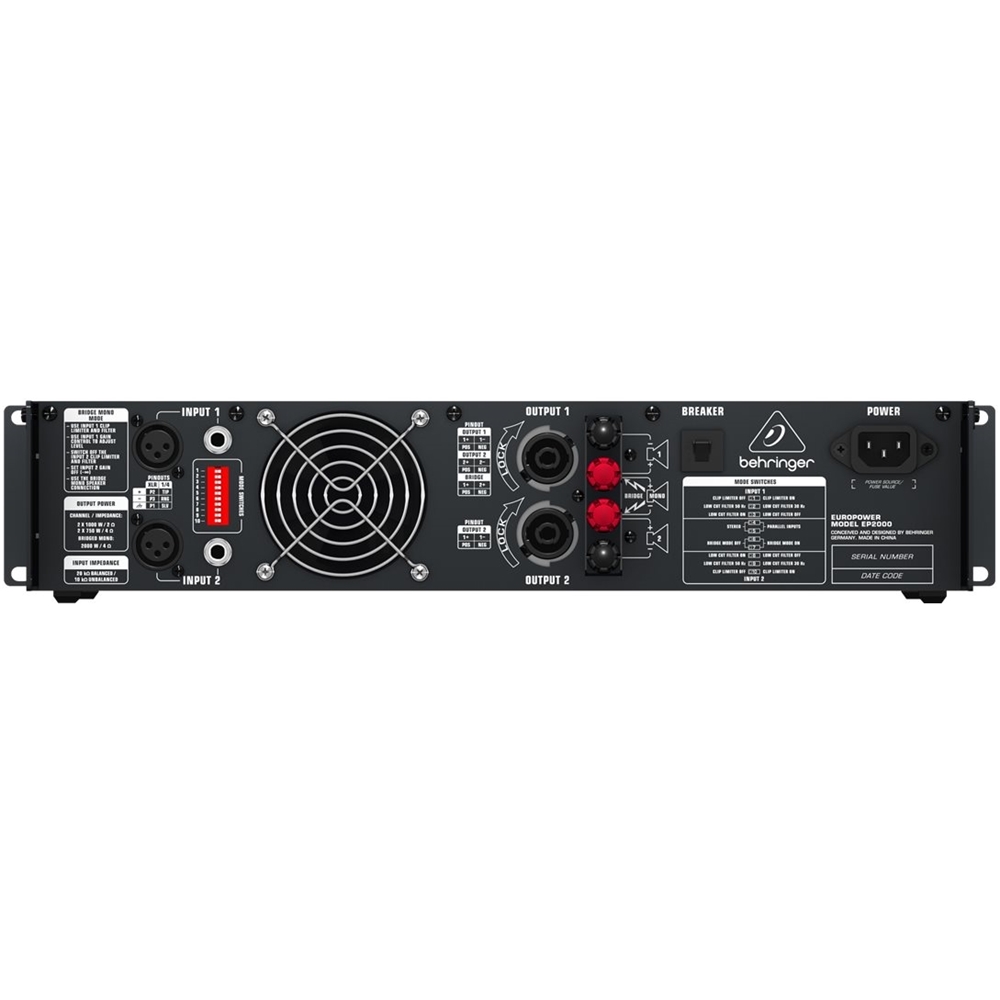 Questions and Answers: Behringer EUROPOWER 1300W 2.0-Ch. Power ...