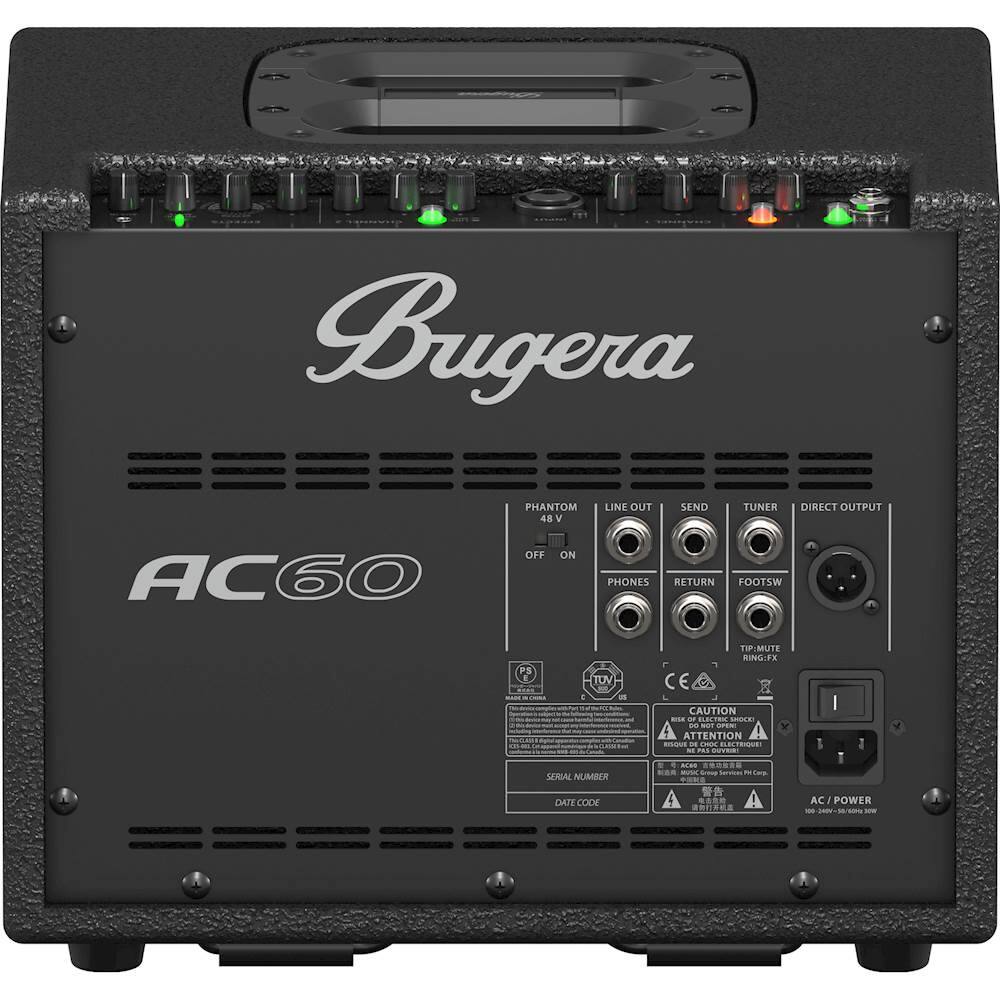 Alt View 11. Bugera - Portable 2-Ch. 60-Watt Acoustic Instrument Amplifier.