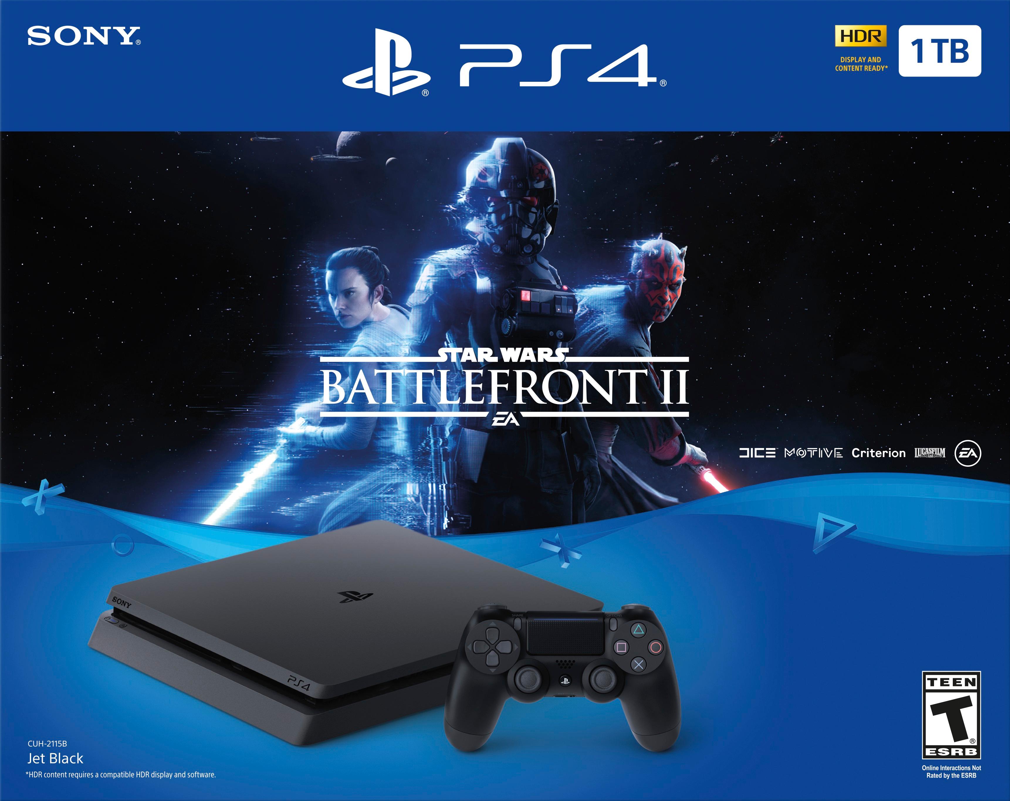 PlayStation 4 Pro 1TB Limited Edition Console - Star Wars Battlefront II  Bundle [Discontinued]