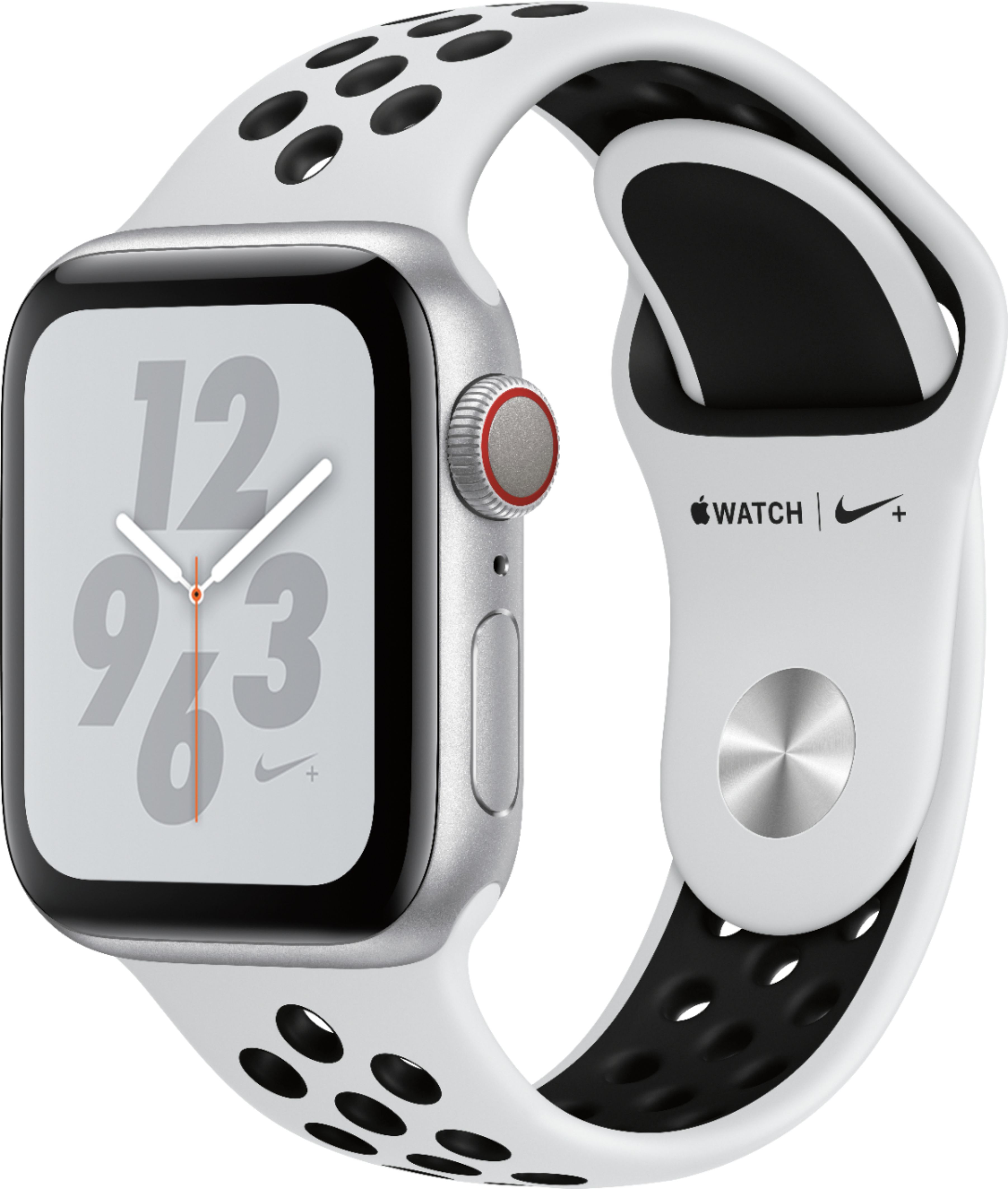 Apple Watch Nike+ Series 4 (GPS + Cellular) 40mm Silver - Best Buy