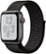 Left Zoom. Apple Watch Nike+ Series 4 (GPS + Cellular) 40mm Space Gray Aluminum Case with Black Nike Sport Loop - Space Gray Aluminum.