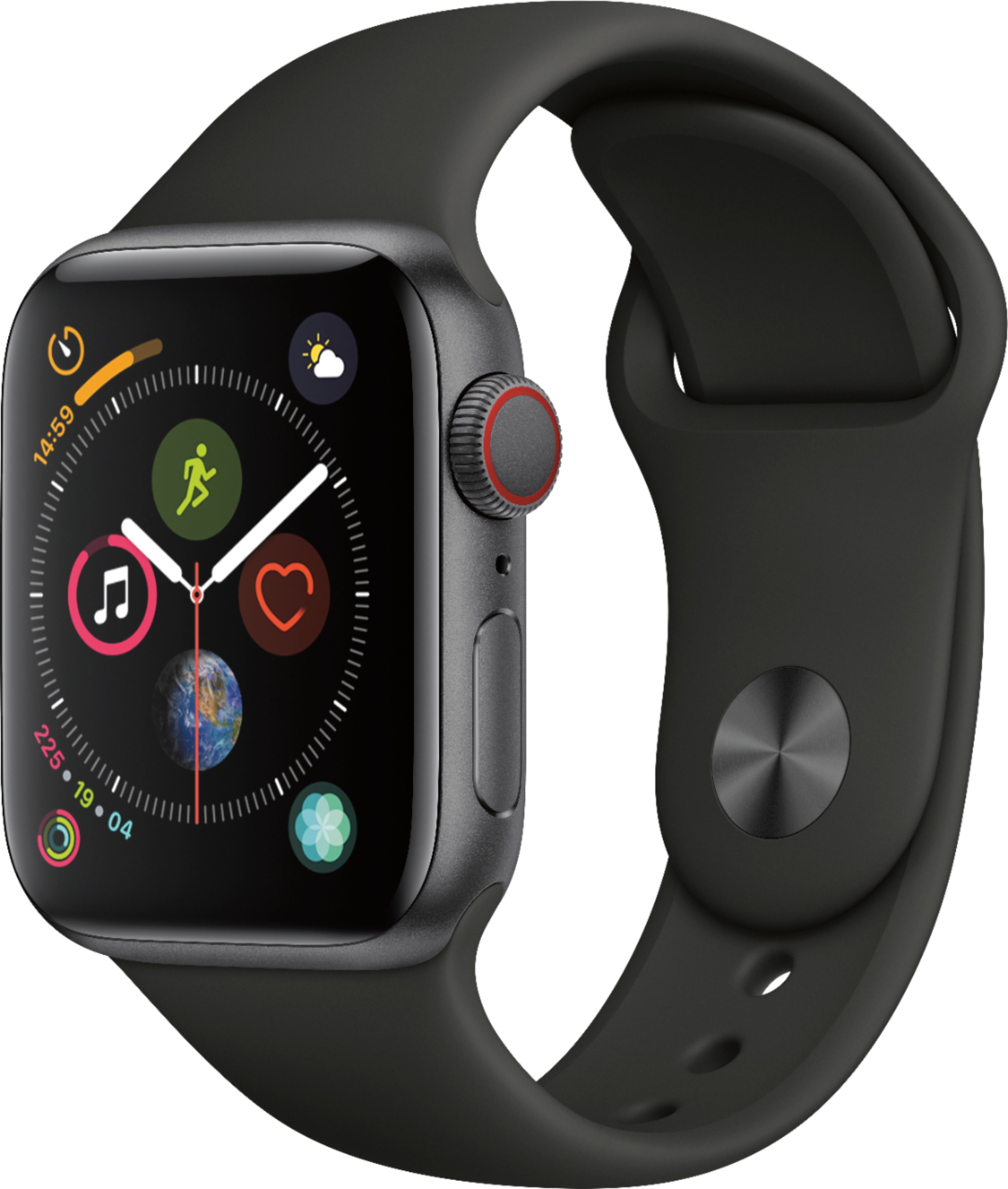 Apple Watch Series 4 (GPS + Cellular) 40mm Space Gray  - Best Buy