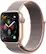 Left. Apple - Apple Watch Series 4 (GPS + Cellular) 40mm Gold Aluminum Case with Pink Sand Sport Loop.