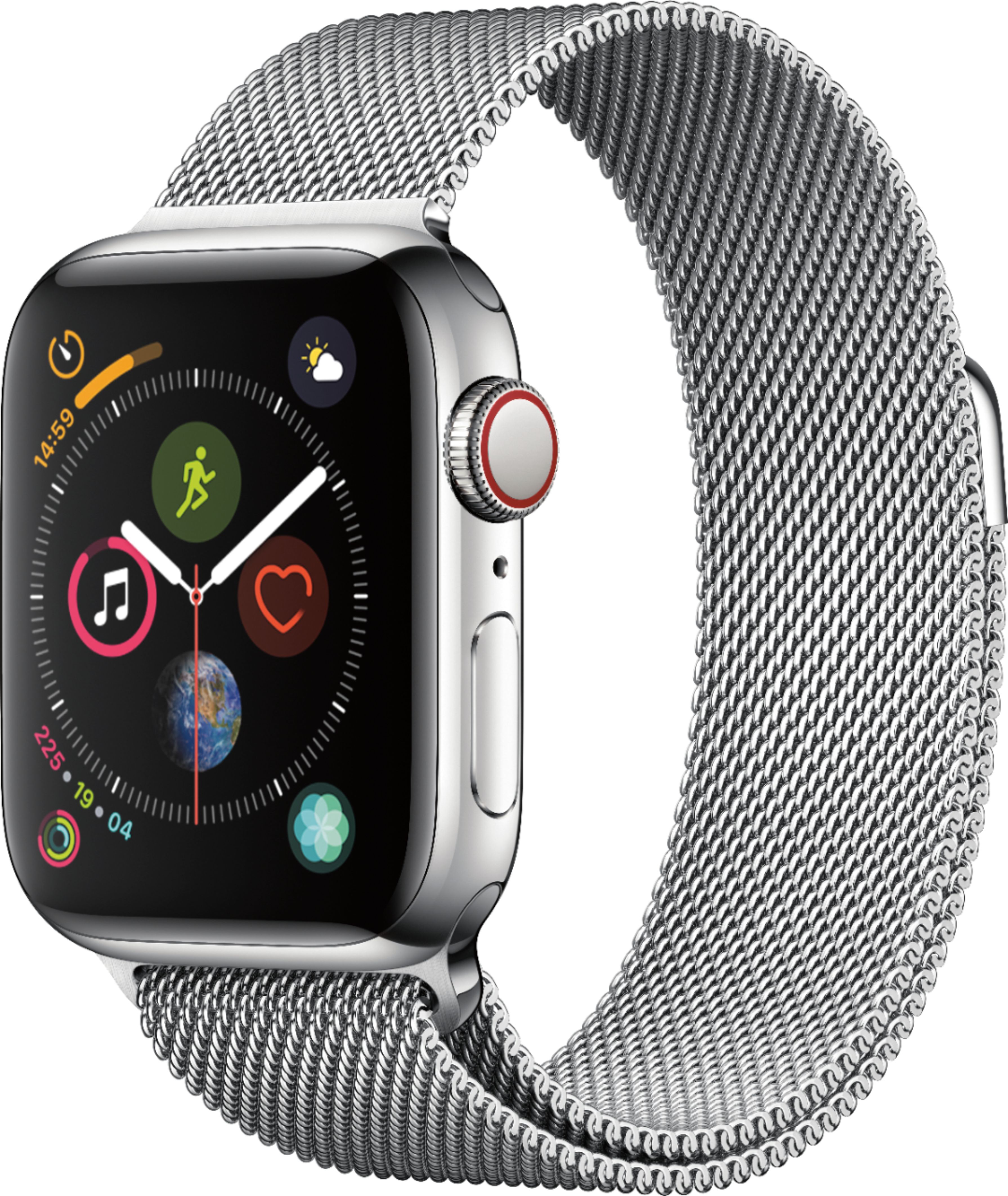 Apple Watch Series 4 (GPS + Cellular) 40mm Stainless  - Best Buy